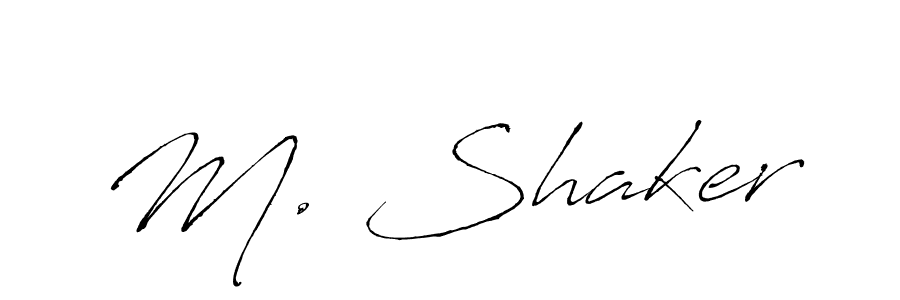 How to Draw M. Shaker signature style? Antro_Vectra is a latest design signature styles for name M. Shaker. M. Shaker signature style 6 images and pictures png