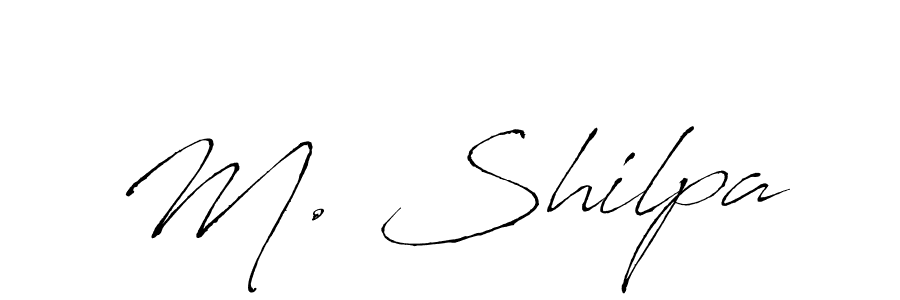 How to Draw M. Shilpa signature style? Antro_Vectra is a latest design signature styles for name M. Shilpa. M. Shilpa signature style 6 images and pictures png