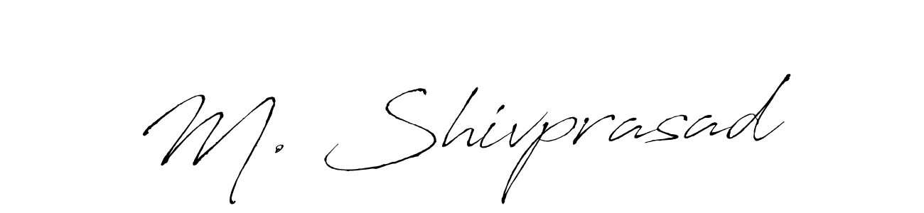 How to make M. Shivprasad signature? Antro_Vectra is a professional autograph style. Create handwritten signature for M. Shivprasad name. M. Shivprasad signature style 6 images and pictures png