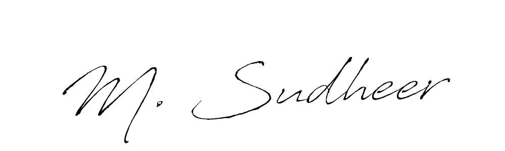 Best and Professional Signature Style for M. Sudheer. Antro_Vectra Best Signature Style Collection. M. Sudheer signature style 6 images and pictures png