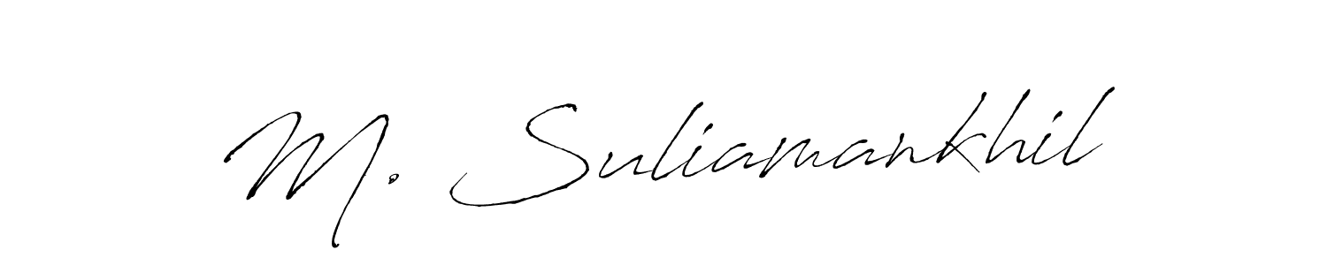 How to Draw M. Suliamankhil signature style? Antro_Vectra is a latest design signature styles for name M. Suliamankhil. M. Suliamankhil signature style 6 images and pictures png