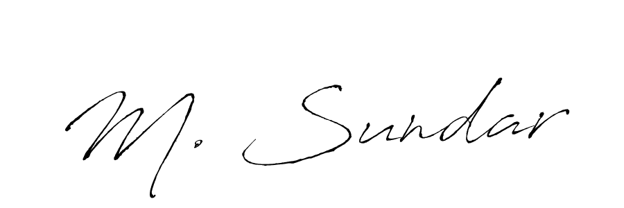 Also You can easily find your signature by using the search form. We will create M. Sundar name handwritten signature images for you free of cost using Antro_Vectra sign style. M. Sundar signature style 6 images and pictures png