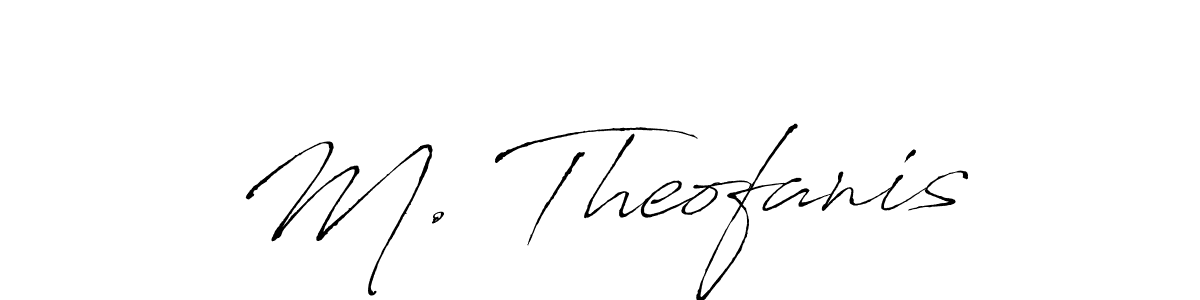 Antro_Vectra is a professional signature style that is perfect for those who want to add a touch of class to their signature. It is also a great choice for those who want to make their signature more unique. Get M. Theofanis name to fancy signature for free. M. Theofanis signature style 6 images and pictures png