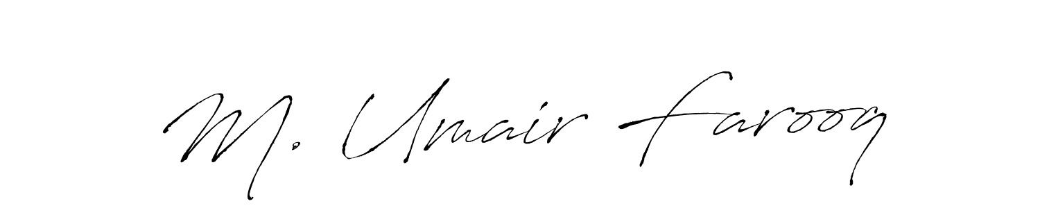 Also You can easily find your signature by using the search form. We will create M. Umair Farooq name handwritten signature images for you free of cost using Antro_Vectra sign style. M. Umair Farooq signature style 6 images and pictures png