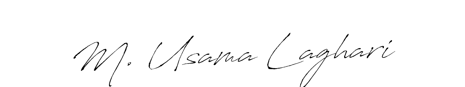 Make a beautiful signature design for name M. Usama Laghari. Use this online signature maker to create a handwritten signature for free. M. Usama Laghari signature style 6 images and pictures png