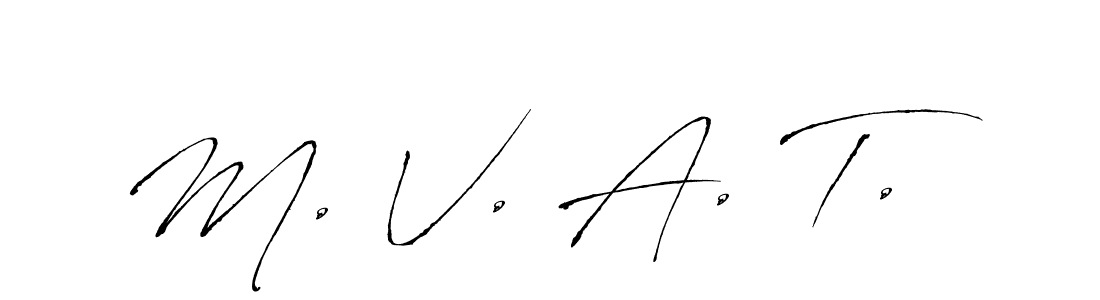 Use a signature maker to create a handwritten signature online. With this signature software, you can design (Antro_Vectra) your own signature for name M. V. A. T.. M. V. A. T. signature style 6 images and pictures png