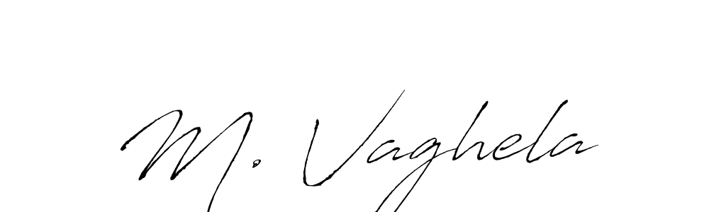 if you are searching for the best signature style for your name M. Vaghela. so please give up your signature search. here we have designed multiple signature styles  using Antro_Vectra. M. Vaghela signature style 6 images and pictures png