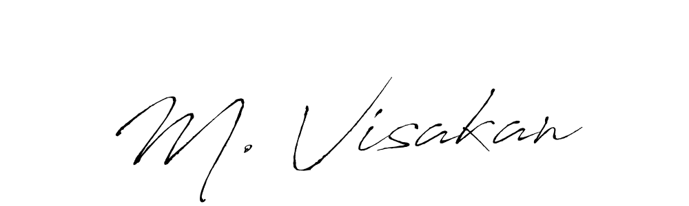 Use a signature maker to create a handwritten signature online. With this signature software, you can design (Antro_Vectra) your own signature for name M. Visakan. M. Visakan signature style 6 images and pictures png