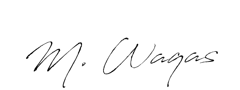 Also we have M. Waqas name is the best signature style. Create professional handwritten signature collection using Antro_Vectra autograph style. M. Waqas signature style 6 images and pictures png