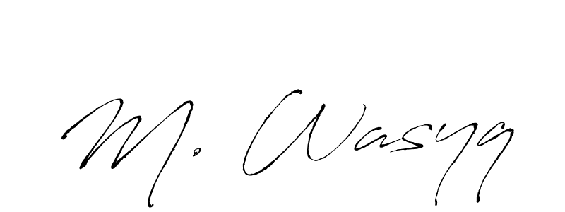 How to Draw M. Wasyq signature style? Antro_Vectra is a latest design signature styles for name M. Wasyq. M. Wasyq signature style 6 images and pictures png