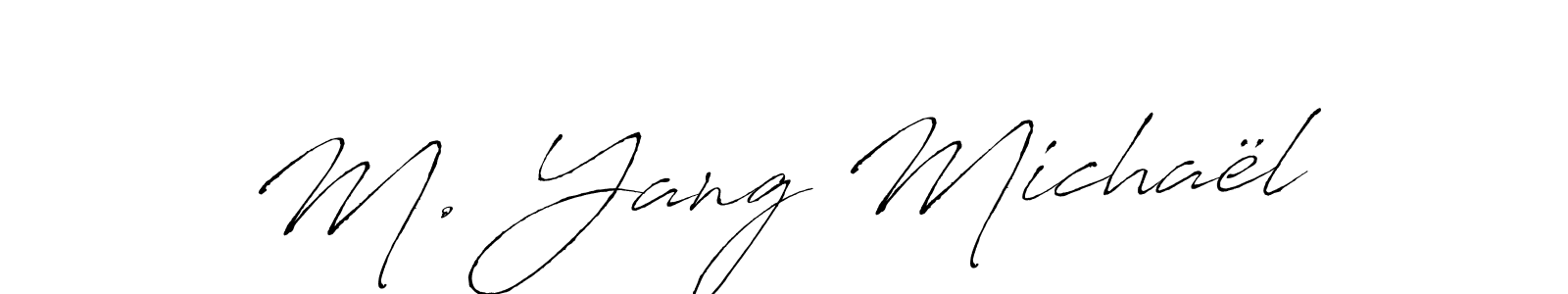 Make a beautiful signature design for name M. Yang Michaël. Use this online signature maker to create a handwritten signature for free. M. Yang Michaël signature style 6 images and pictures png