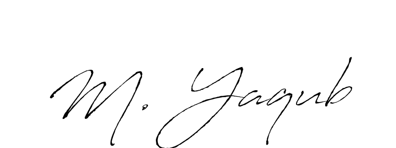 M. Yaqub stylish signature style. Best Handwritten Sign (Antro_Vectra) for my name. Handwritten Signature Collection Ideas for my name M. Yaqub. M. Yaqub signature style 6 images and pictures png