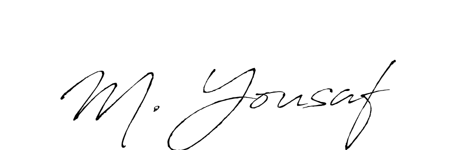 Also we have M. Yousaf name is the best signature style. Create professional handwritten signature collection using Antro_Vectra autograph style. M. Yousaf signature style 6 images and pictures png