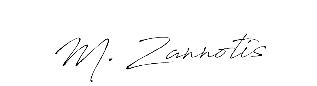 Use a signature maker to create a handwritten signature online. With this signature software, you can design (Antro_Vectra) your own signature for name M. Zannotis. M. Zannotis signature style 6 images and pictures png