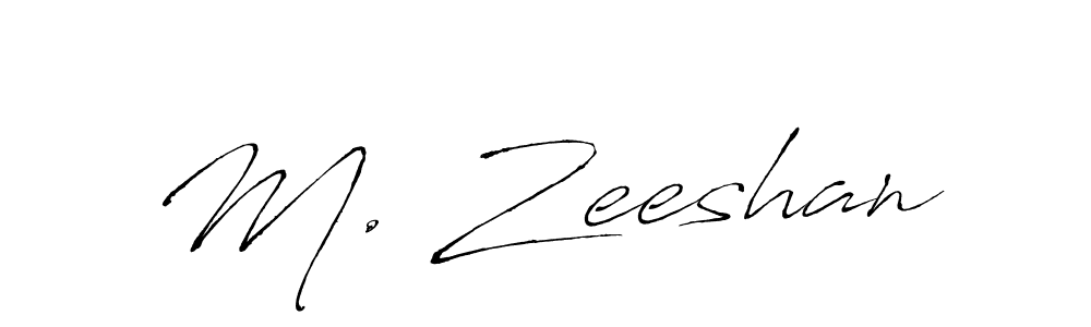 Also we have M. Zeeshan name is the best signature style. Create professional handwritten signature collection using Antro_Vectra autograph style. M. Zeeshan signature style 6 images and pictures png