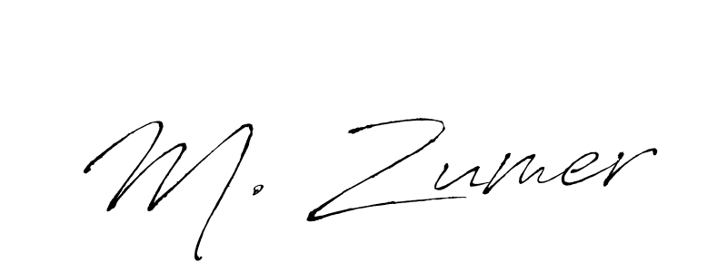 You should practise on your own different ways (Antro_Vectra) to write your name (M. Zumer) in signature. don't let someone else do it for you. M. Zumer signature style 6 images and pictures png