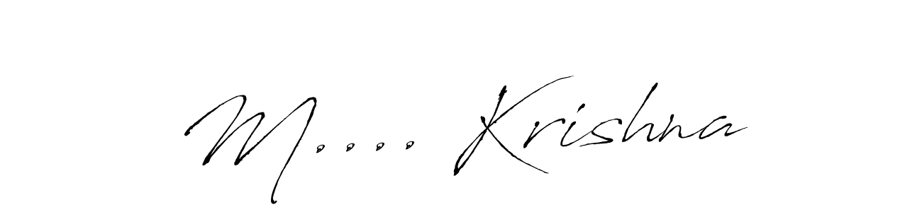 You can use this online signature creator to create a handwritten signature for the name M.... Krishna. This is the best online autograph maker. M.... Krishna signature style 6 images and pictures png