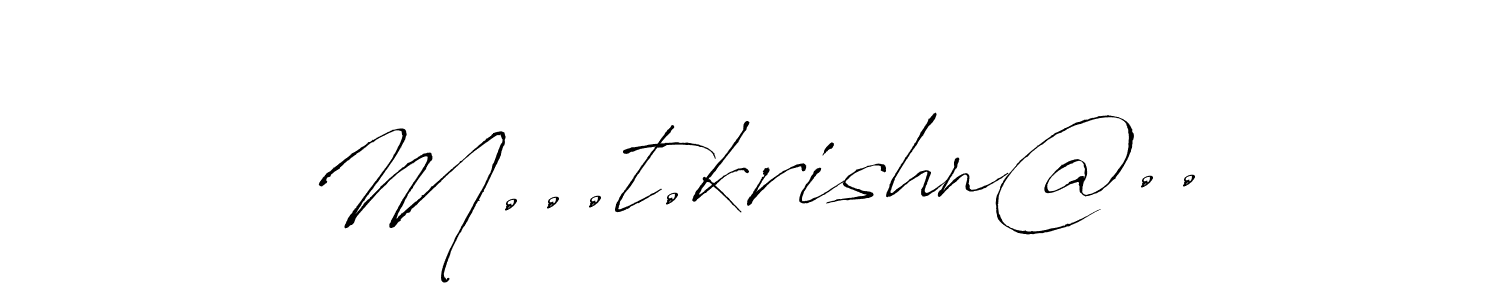 Once you've used our free online signature maker to create your best signature Antro_Vectra style, it's time to enjoy all of the benefits that M...t.krishn@.. name signing documents. M...t.krishn@.. signature style 6 images and pictures png