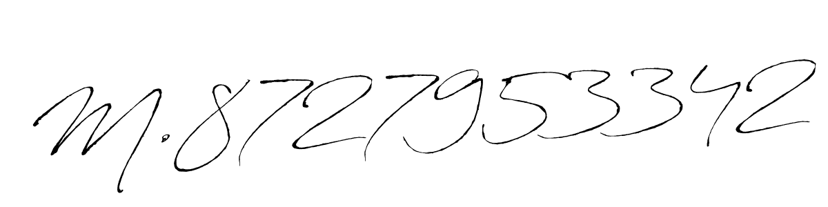 You can use this online signature creator to create a handwritten signature for the name M.8727953342. This is the best online autograph maker. M.8727953342 signature style 6 images and pictures png