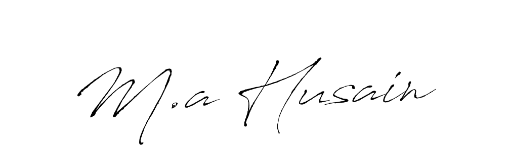 It looks lik you need a new signature style for name M.a Husain. Design unique handwritten (Antro_Vectra) signature with our free signature maker in just a few clicks. M.a Husain signature style 6 images and pictures png