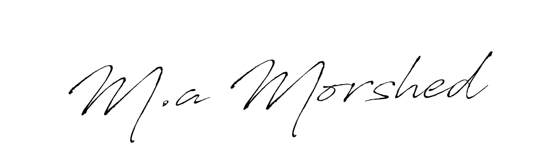 Here are the top 10 professional signature styles for the name M.a Morshed. These are the best autograph styles you can use for your name. M.a Morshed signature style 6 images and pictures png