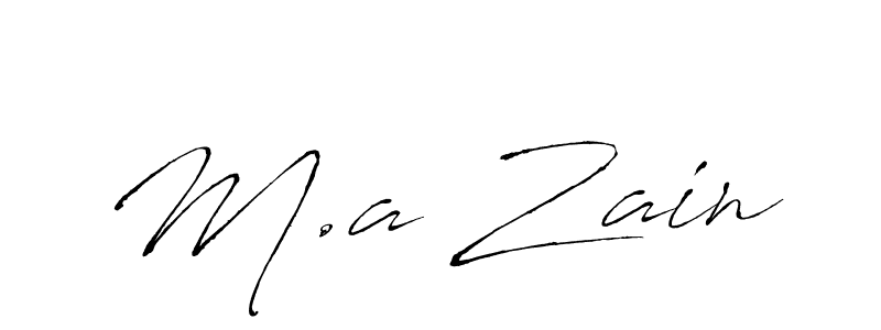 Make a beautiful signature design for name M.a Zain. Use this online signature maker to create a handwritten signature for free. M.a Zain signature style 6 images and pictures png