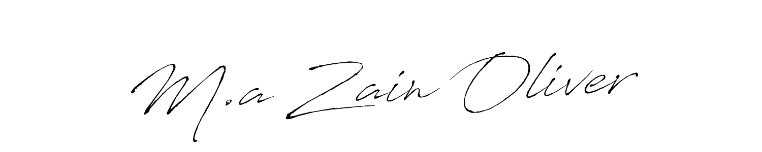 Similarly Antro_Vectra is the best handwritten signature design. Signature creator online .You can use it as an online autograph creator for name M.a Zain Oliver. M.a Zain Oliver signature style 6 images and pictures png