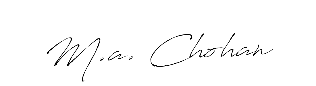 This is the best signature style for the M.a. Chohan name. Also you like these signature font (Antro_Vectra). Mix name signature. M.a. Chohan signature style 6 images and pictures png