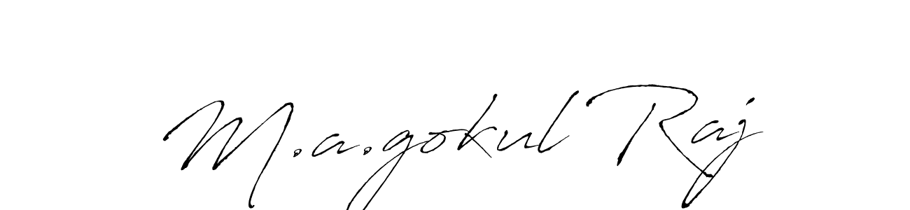 You can use this online signature creator to create a handwritten signature for the name M.a.gokul Raj. This is the best online autograph maker. M.a.gokul Raj signature style 6 images and pictures png