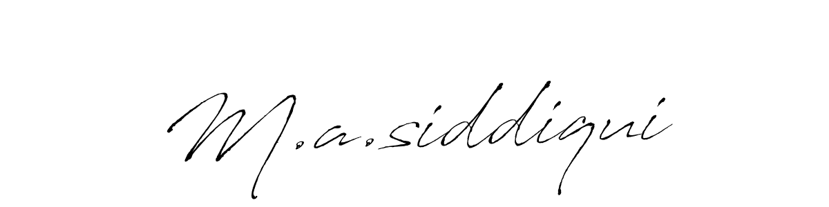 Make a beautiful signature design for name M.a.siddiqui. Use this online signature maker to create a handwritten signature for free. M.a.siddiqui signature style 6 images and pictures png