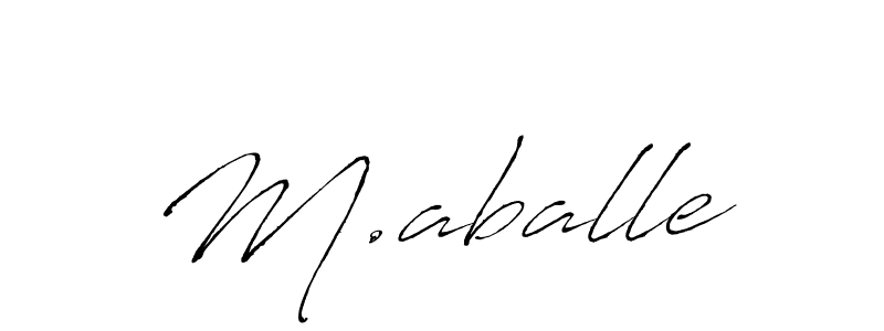 if you are searching for the best signature style for your name M.aballe. so please give up your signature search. here we have designed multiple signature styles  using Antro_Vectra. M.aballe signature style 6 images and pictures png