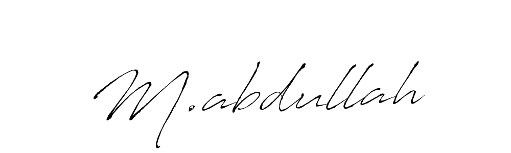 Use a signature maker to create a handwritten signature online. With this signature software, you can design (Antro_Vectra) your own signature for name M.abdullah. M.abdullah signature style 6 images and pictures png