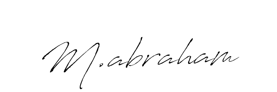 if you are searching for the best signature style for your name M.abraham. so please give up your signature search. here we have designed multiple signature styles  using Antro_Vectra. M.abraham signature style 6 images and pictures png