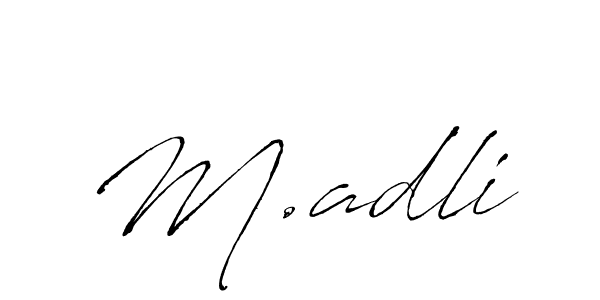 This is the best signature style for the M.adli name. Also you like these signature font (Antro_Vectra). Mix name signature. M.adli signature style 6 images and pictures png