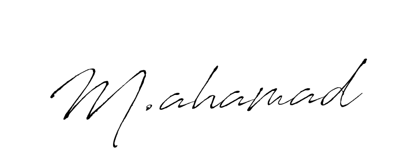 You should practise on your own different ways (Antro_Vectra) to write your name (M.ahamad) in signature. don't let someone else do it for you. M.ahamad signature style 6 images and pictures png