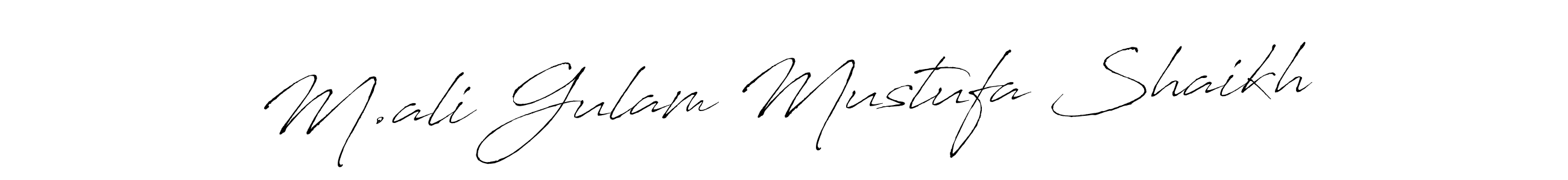 See photos of M.ali Gulam Mustufa Shaikh official signature by Spectra . Check more albums & portfolios. Read reviews & check more about Antro_Vectra font. M.ali Gulam Mustufa Shaikh signature style 6 images and pictures png