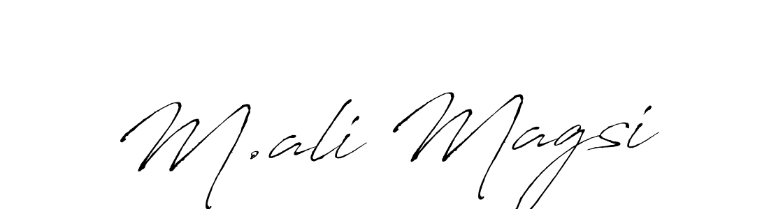 Use a signature maker to create a handwritten signature online. With this signature software, you can design (Antro_Vectra) your own signature for name M.ali Magsi. M.ali Magsi signature style 6 images and pictures png