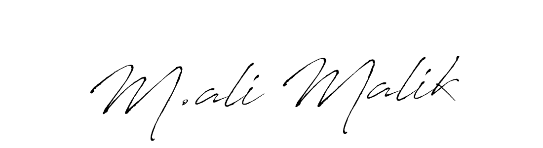 M.ali Malik stylish signature style. Best Handwritten Sign (Antro_Vectra) for my name. Handwritten Signature Collection Ideas for my name M.ali Malik. M.ali Malik signature style 6 images and pictures png