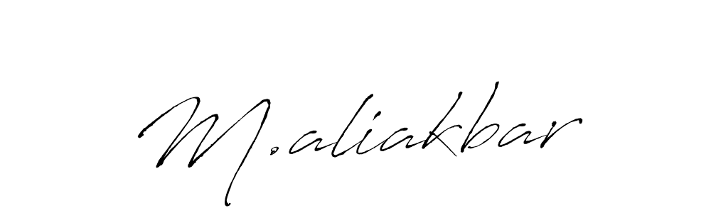 Use a signature maker to create a handwritten signature online. With this signature software, you can design (Antro_Vectra) your own signature for name M.aliakbar. M.aliakbar signature style 6 images and pictures png