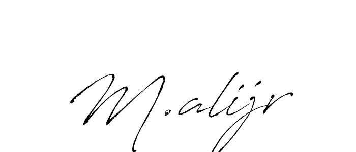 Also You can easily find your signature by using the search form. We will create M.alijr name handwritten signature images for you free of cost using Antro_Vectra sign style. M.alijr signature style 6 images and pictures png