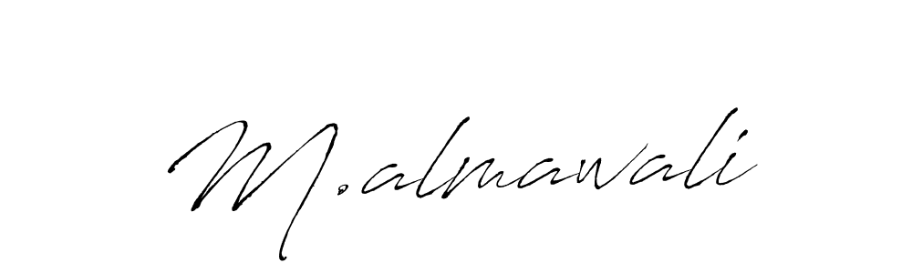 if you are searching for the best signature style for your name M.almawali. so please give up your signature search. here we have designed multiple signature styles  using Antro_Vectra. M.almawali signature style 6 images and pictures png