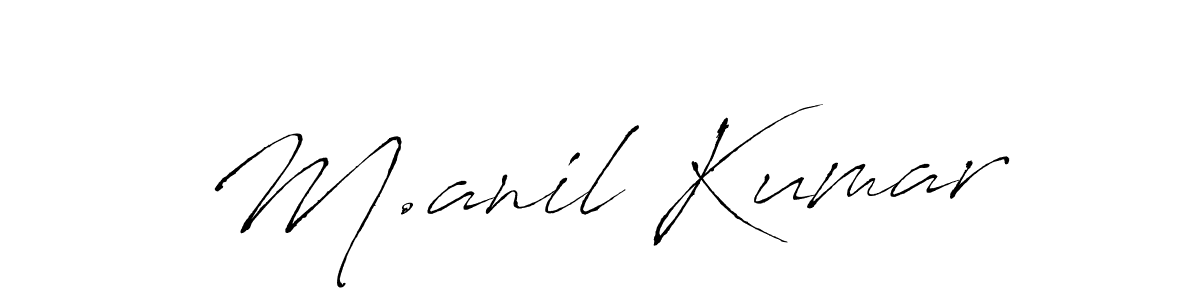 Also You can easily find your signature by using the search form. We will create M.anil Kumar name handwritten signature images for you free of cost using Antro_Vectra sign style. M.anil Kumar signature style 6 images and pictures png