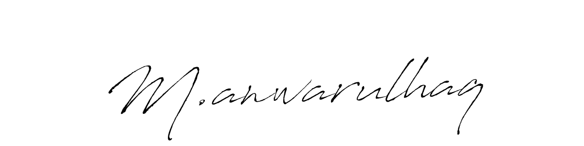 How to make M.anwarulhaq signature? Antro_Vectra is a professional autograph style. Create handwritten signature for M.anwarulhaq name. M.anwarulhaq signature style 6 images and pictures png