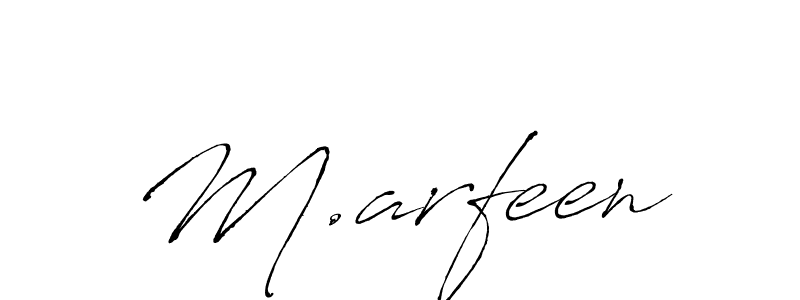 Also You can easily find your signature by using the search form. We will create M.arfeen name handwritten signature images for you free of cost using Antro_Vectra sign style. M.arfeen signature style 6 images and pictures png