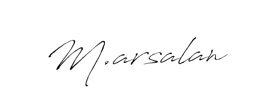 Make a beautiful signature design for name M.arsalan. Use this online signature maker to create a handwritten signature for free. M.arsalan signature style 6 images and pictures png