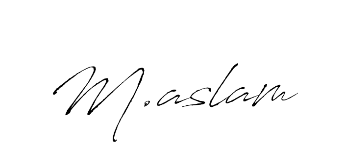 Similarly Antro_Vectra is the best handwritten signature design. Signature creator online .You can use it as an online autograph creator for name M.aslam. M.aslam signature style 6 images and pictures png