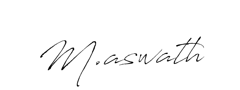 Make a short M.aswath signature style. Manage your documents anywhere anytime using Antro_Vectra. Create and add eSignatures, submit forms, share and send files easily. M.aswath signature style 6 images and pictures png