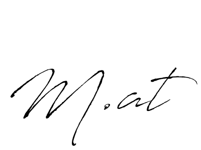 Use a signature maker to create a handwritten signature online. With this signature software, you can design (Antro_Vectra) your own signature for name M.at. M.at signature style 6 images and pictures png