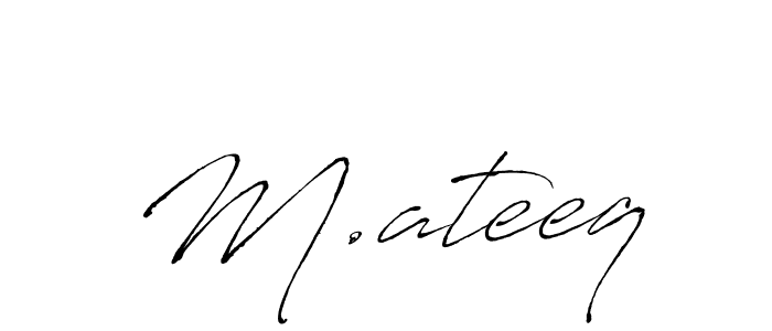Best and Professional Signature Style for M.ateeq. Antro_Vectra Best Signature Style Collection. M.ateeq signature style 6 images and pictures png