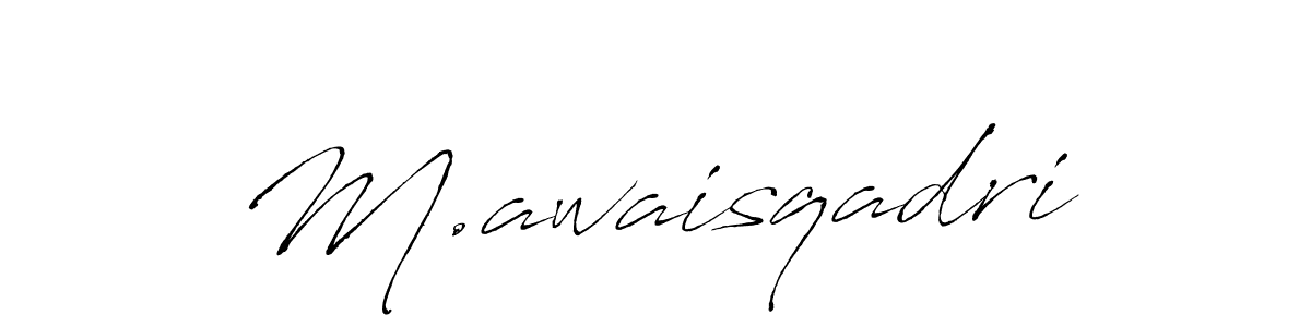 M.awaisqadri stylish signature style. Best Handwritten Sign (Antro_Vectra) for my name. Handwritten Signature Collection Ideas for my name M.awaisqadri. M.awaisqadri signature style 6 images and pictures png